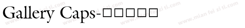 Gallery Caps字体转换